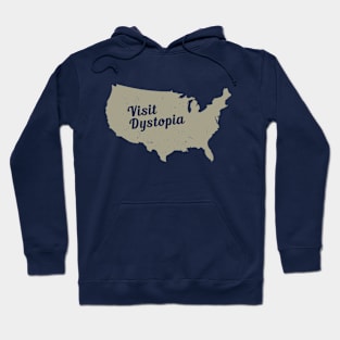 Visit Dystopia: United States Vintage Design Hoodie